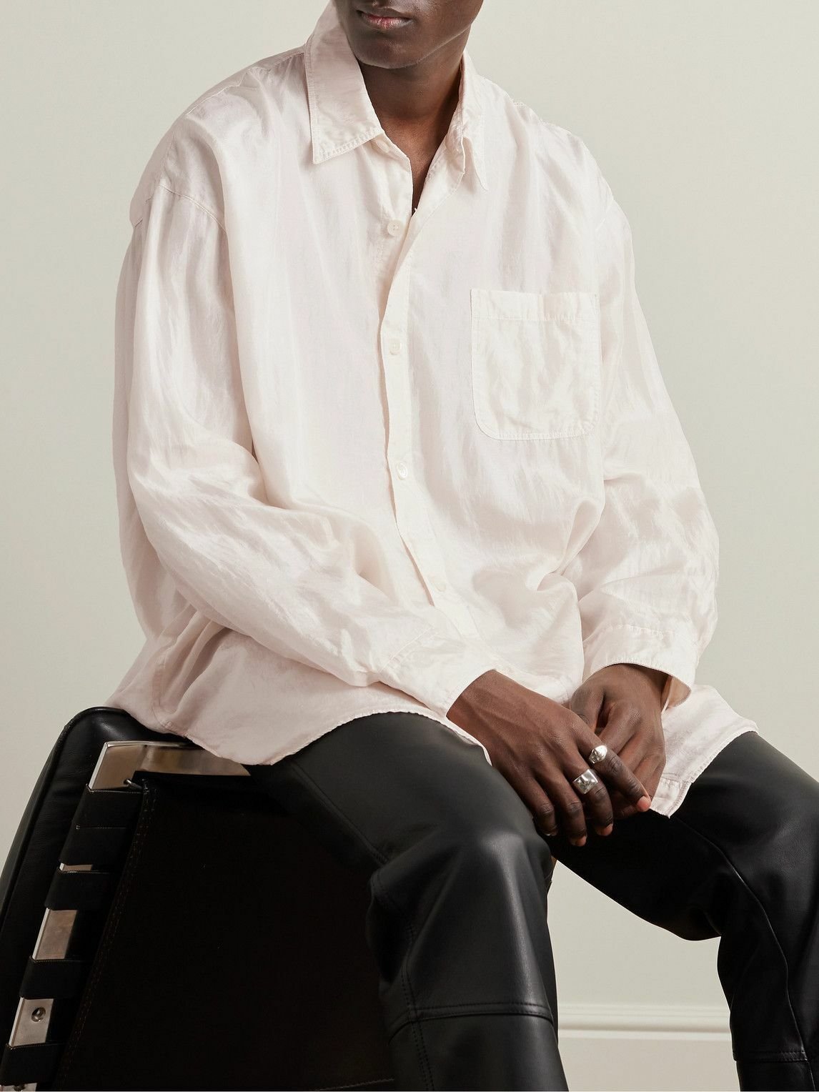 Our Legacy - Darling Cotton and Silk-Blend Shirt - White Our Legacy