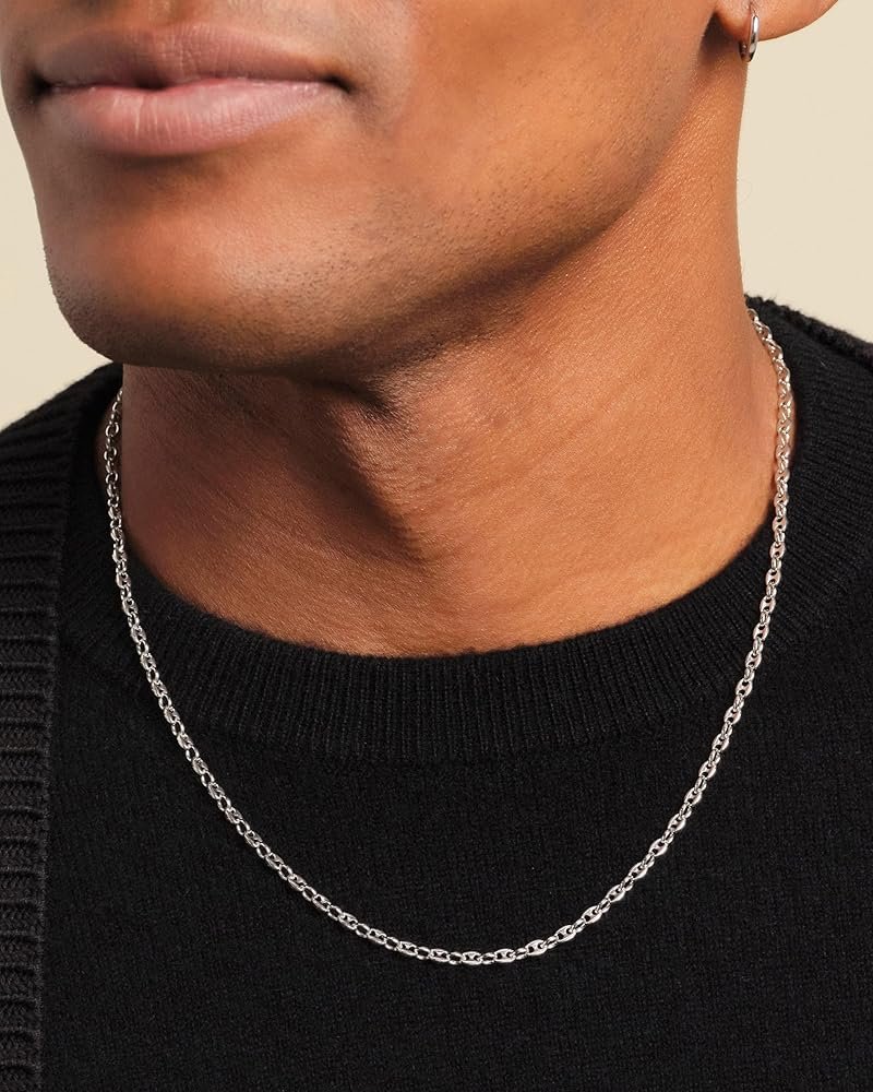 Amazon | JAXXON マリナーチェーン - 3mm | 925スターリングシルバー